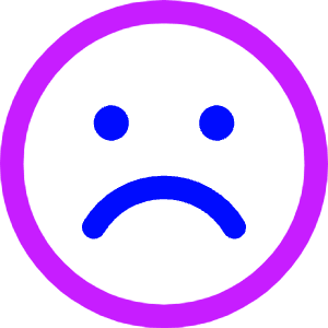 Sad Face Icon from Core Neon - Free Set