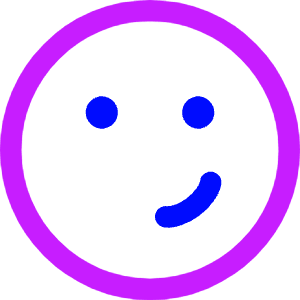 Smiley Smirk Icon from Core Neon - Free Set
