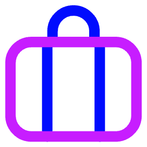 Baggage Icon from Core Neon - Free Set