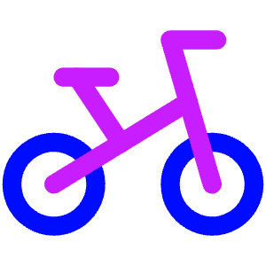 Bicycle Bike Icon from Core Neon - Free Set