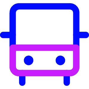 Bus Icon from Core Neon - Free Set