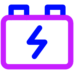 Car Battery Charging Icon from Core Neon - Free Set