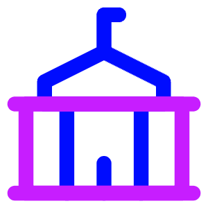 City Hall Icon from Core Neon - Free Set