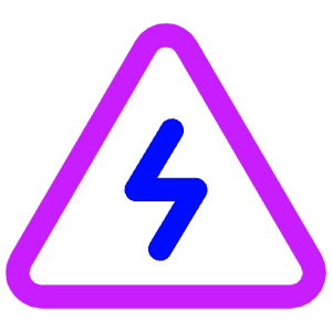 Dangerous Zone Sign Icon from Core Neon - Free Set