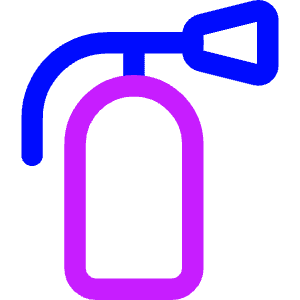 Fire Extinguisher Sign Icon from Core Neon - Free Set