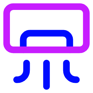 Hotel Air Conditioner Icon from Core Neon - Free Set