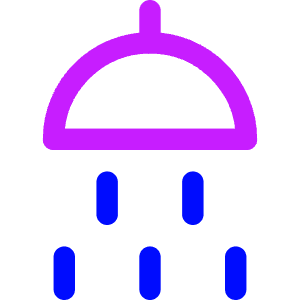 Hotel Shower Head Icon from Core Neon - Free Set