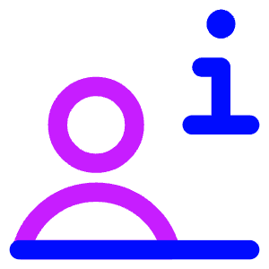 Information Desk Icon from Core Neon - Free Set