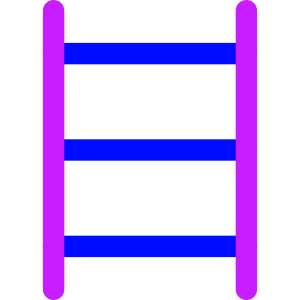 Ladder Icon from Core Neon - Free Set