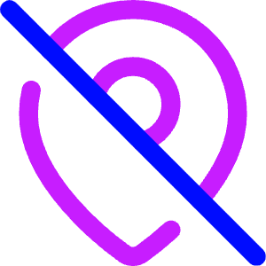 Location Pin Disabled Icon from Core Neon - Free Set