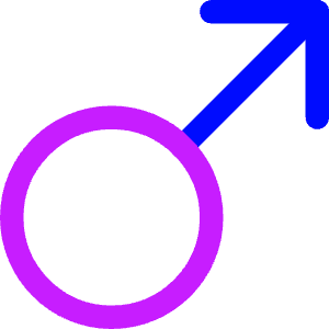 Man Symbol Icon from Core Neon - Free Set
