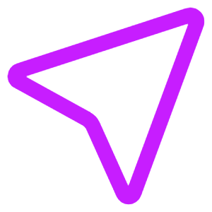 Navigation Arrow On Icon from Core Neon - Free Set