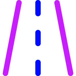 Street Road Icon from Core Neon - Free Set