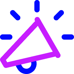 Announcement Megaphone Icon from Core Neon - Free Set