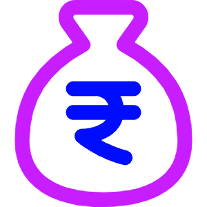 Bag Rupee Icon from Core Neon - Free Set