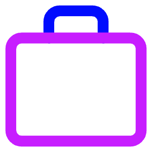 Bag Suitcase 2 Icon from Core Neon - Free Set