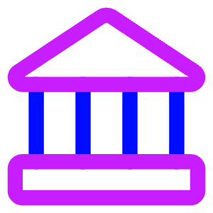 Bank Icon from Core Neon - Free Set