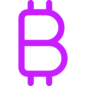 Bitcoin Icon from Core Neon - Free Set