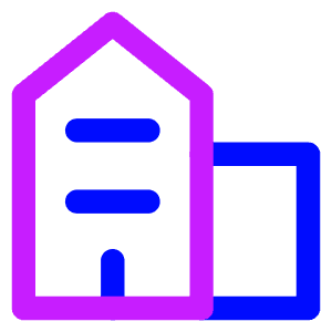 Building 2 Icon from Core Neon - Free Set