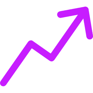 Graph Arrow Increase Icon from Core Neon - Free Set