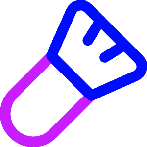 Make Up Brush Icon from Core Neon - Free Set