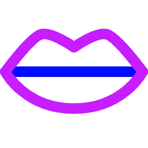 Mouth Lip Icon from Core Neon - Free Set