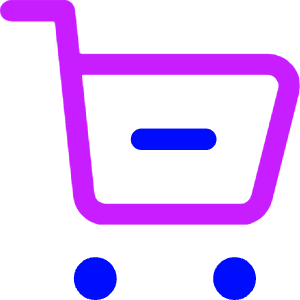 Shopping Cart Subtract Icon from Core Neon - Free Set