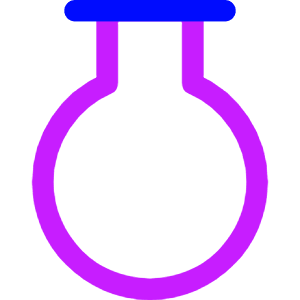 Circle Flask Icon from Core Neon - Free Set