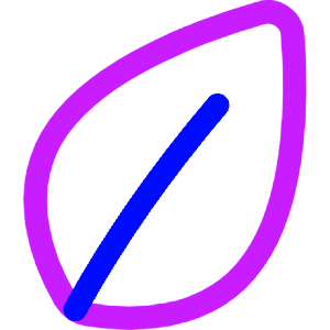 Leaf Icon from Core Neon - Free Set