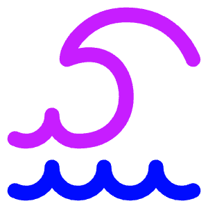 Tidal Wave Icon from Core Neon - Free Set