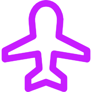 Airplane Enabled Icon from Core Neon - Free Set