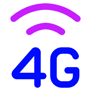 Cellular Network 4g Icon from Core Neon - Free Set