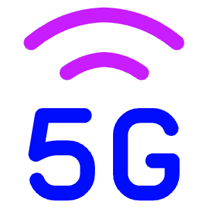 Cellular Network 5g Icon from Core Neon - Free Set