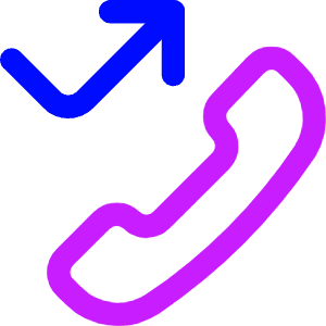 Missed Call Icon from Core Neon - Free Set