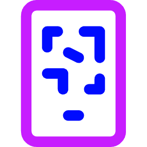 Phone Qr Icon from Core Neon - Free Set