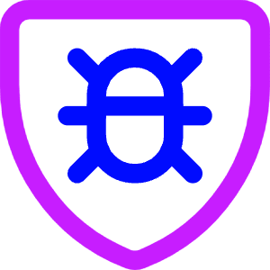 Bug Antivirus Shield Icon from Core Neon - Free Set