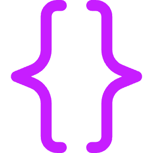 Curly Brackets Icon from Core Neon - Free Set