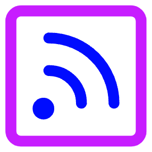 Rss Square Icon from Core Neon - Free Set