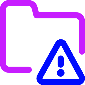 Threat Folder Icon from Core Neon - Free Set