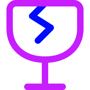 Fragile Icon from Core Neon - Free Set