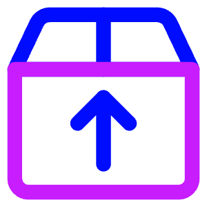 Shipment Upload Icon from Core Neon - Free Set
