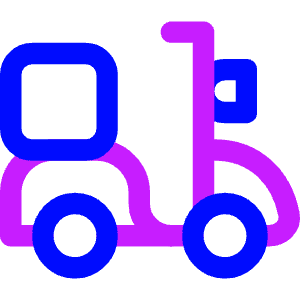 Transfer Motorcycle Icon from Core Neon - Free Set