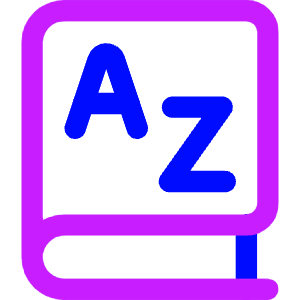 Dictionary Language Book Icon from Core Neon - Free Set