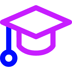 Graduation Cap Icon from Core Neon - Free Set