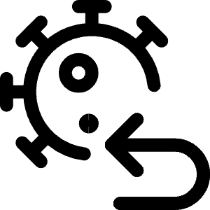 Covid19 Virus Reinfected Icon from Covid - Free Set