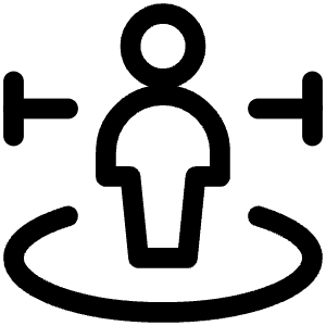 Social Distancing Man Icon from Covid - Free Set