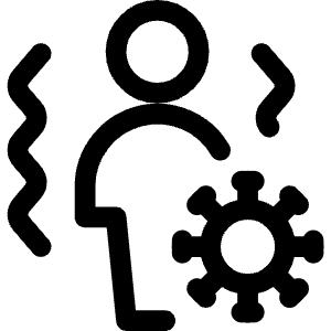 Symptoms Cold Fever Icon from Covid - Free Set