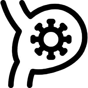 Symptoms Virus Stomach Icon from Covid - Free Set