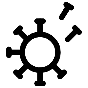 Transmission Virus Float Wind Icon from Covid - Free Set