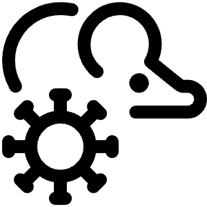 Transmission Virus Rat Mouse Icon from Covid - Free Set